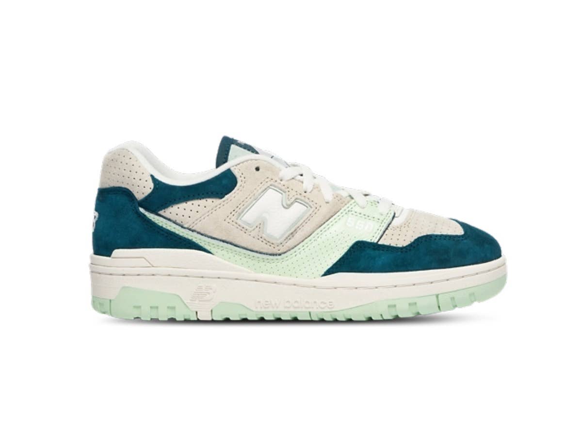 new balance 550 green footlocker
