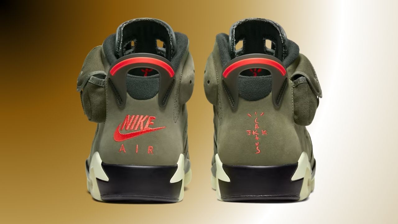 Air Jordan 6 x Travis Scott Olive: The Sneaker With the Coin Purse