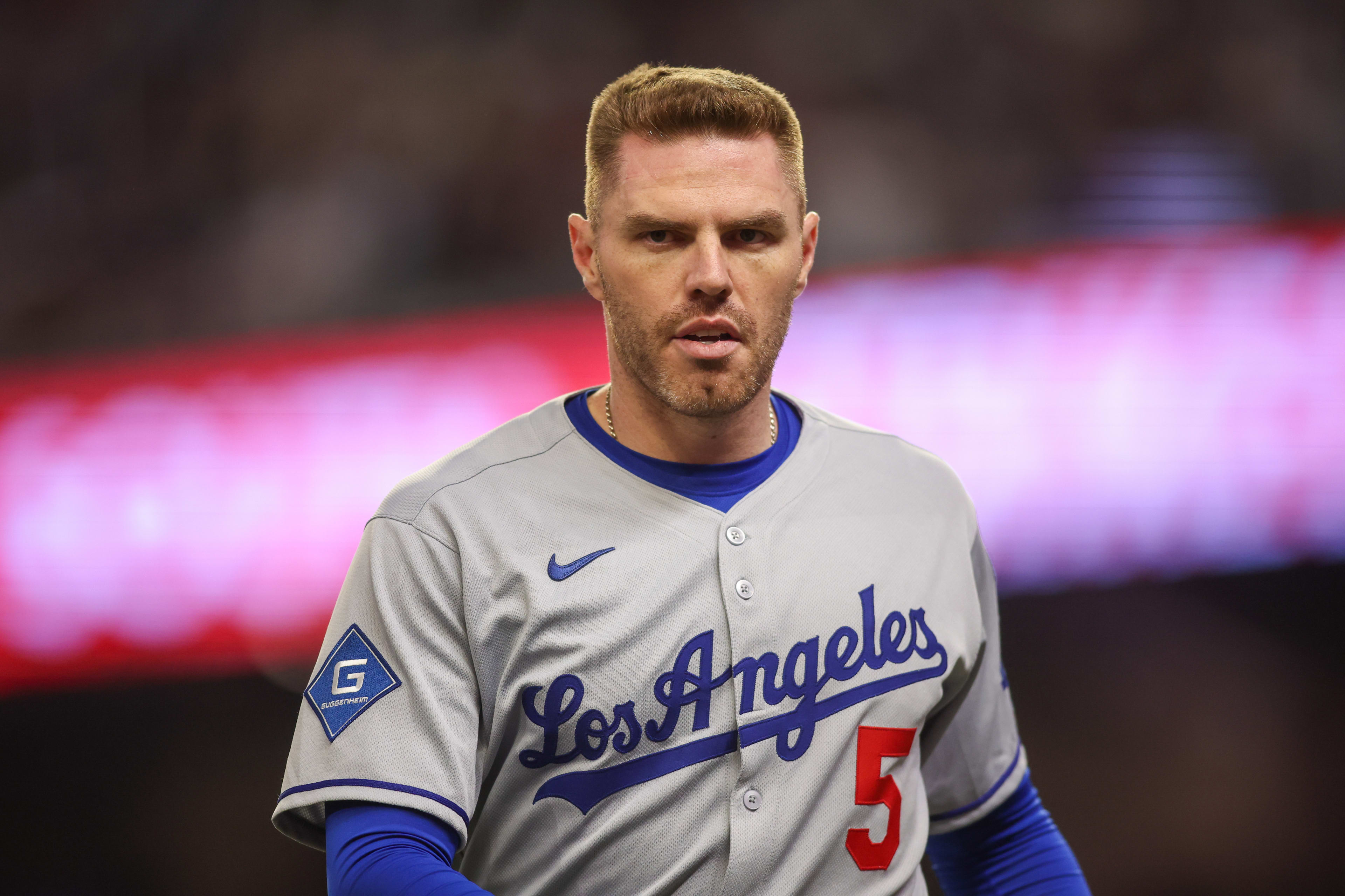 Los Angeles Dodgers first baseman Freddie Freeman (5)