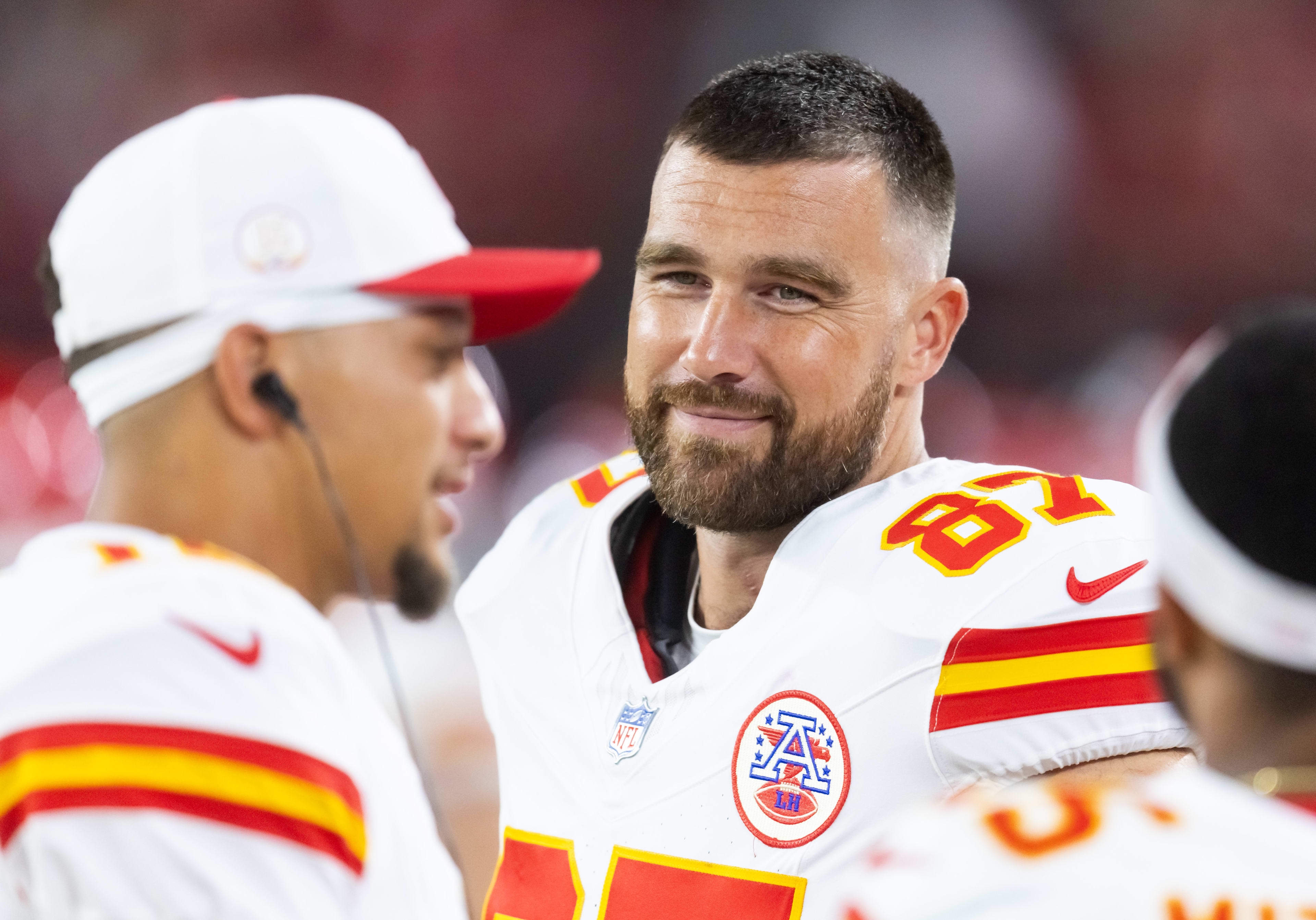 Travis Kelce and Patrick Mahomes