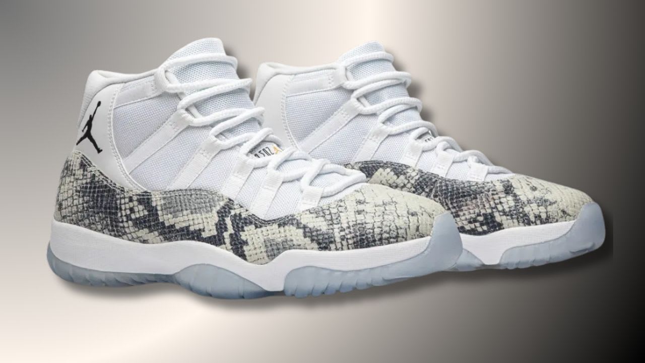 jordan 11 snakeskin grey