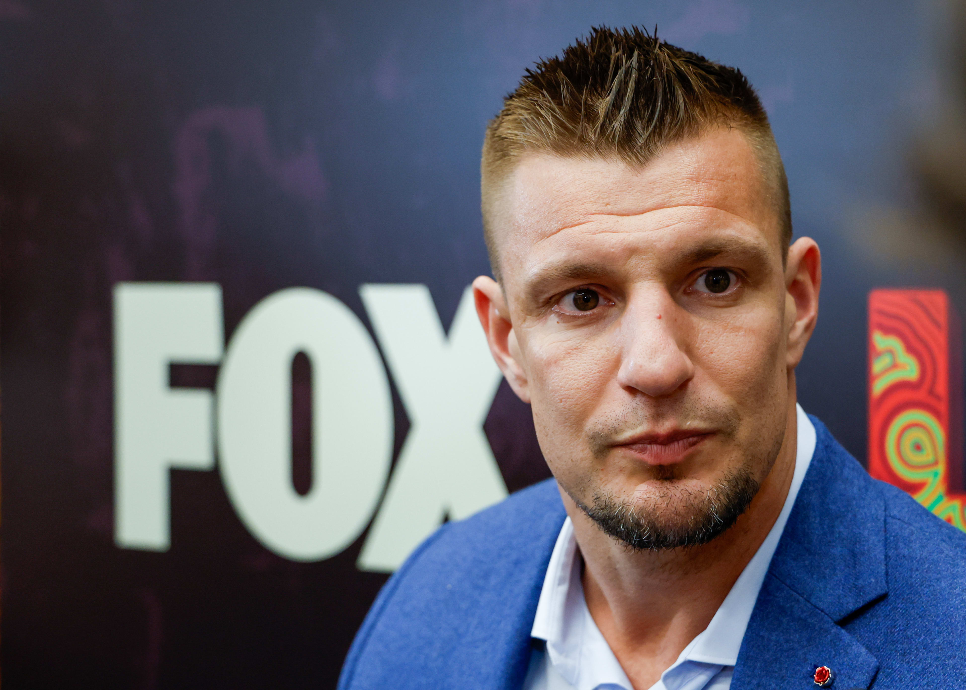 Fox Sports NFL Studio analyst Rob Gronkowski