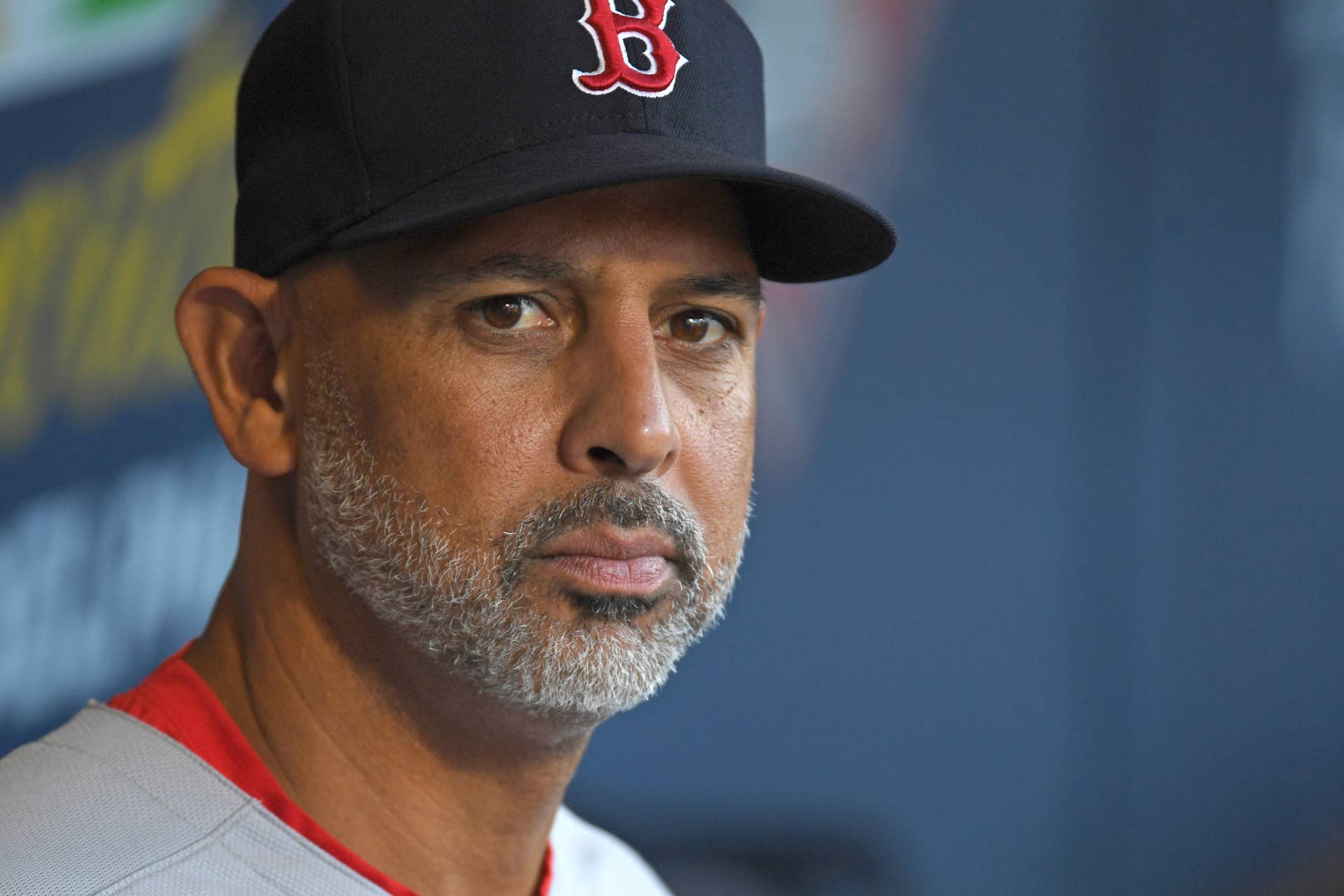 Boston Red Sox manager Alex Cora during the 2025 season
