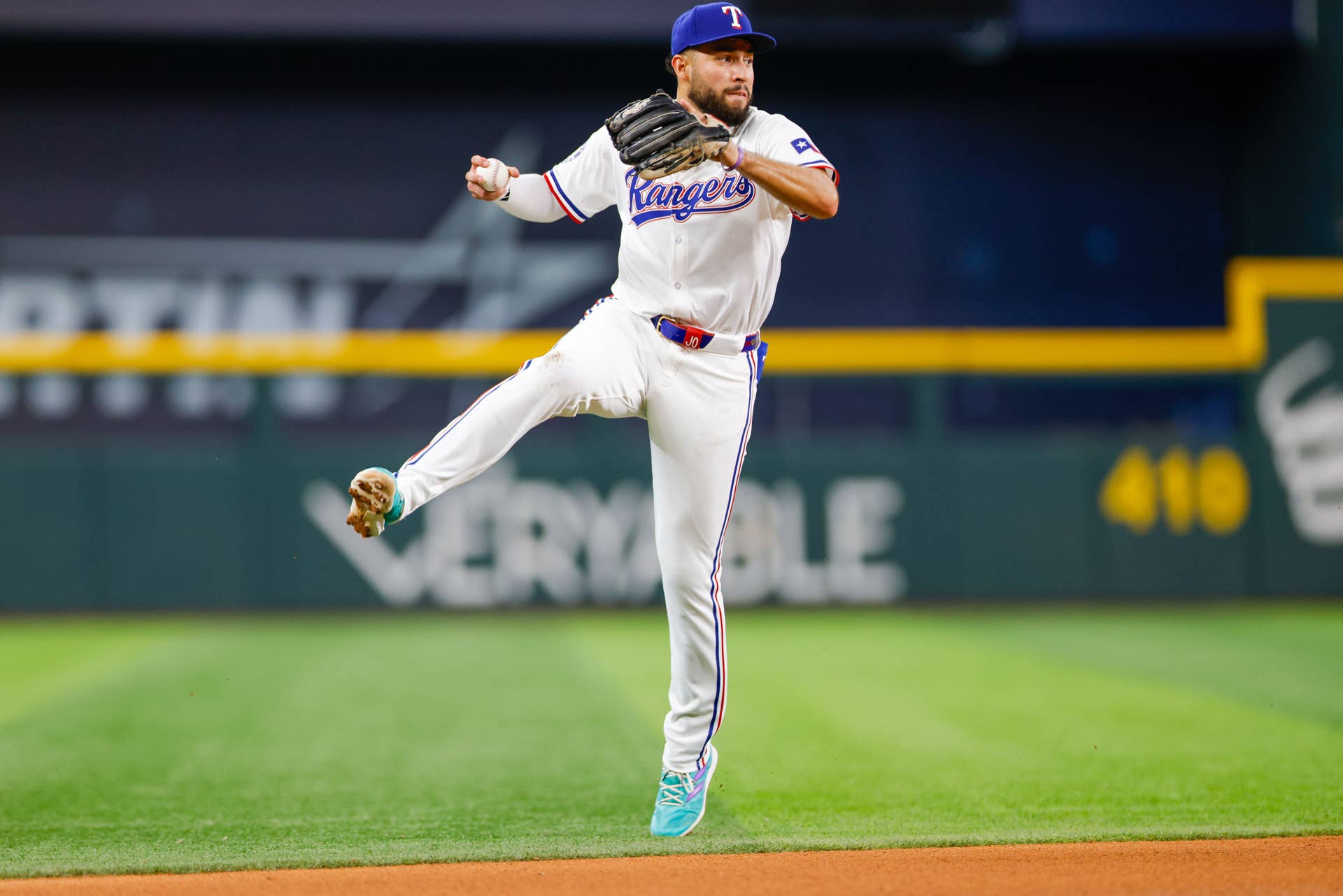 New York Yankees infielder Jonathan Ornelas previously played for the Texas Rangers
