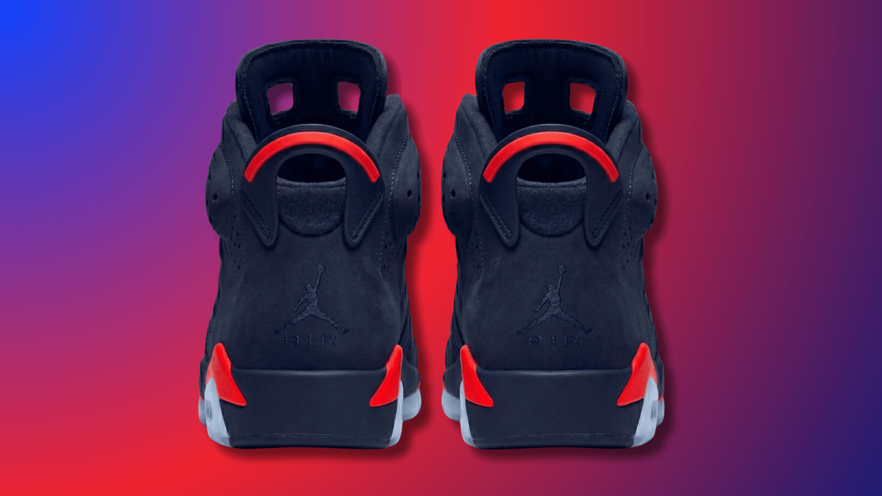 jordan 6 red and blue