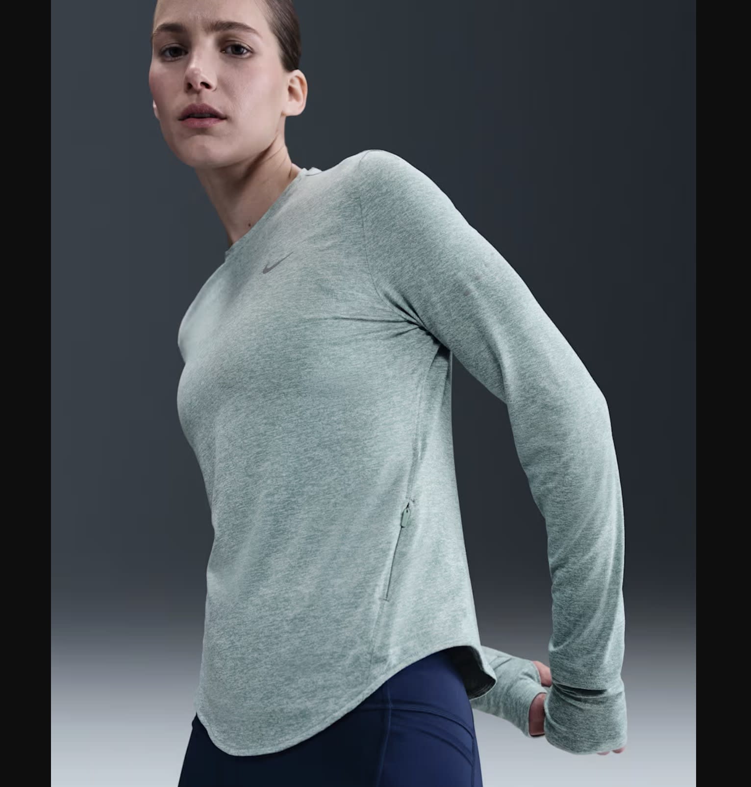 long sleeve running shirt nike