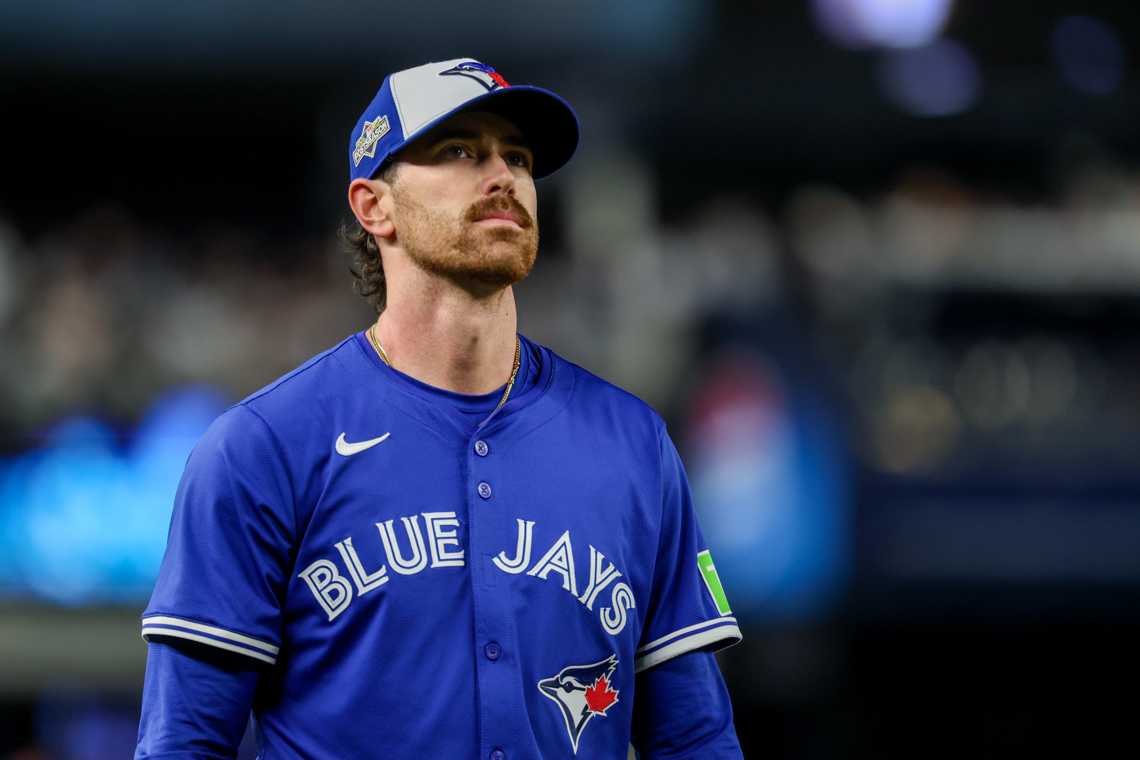 Toronto Blue Jays starting pitcher Shane Bieber (57)