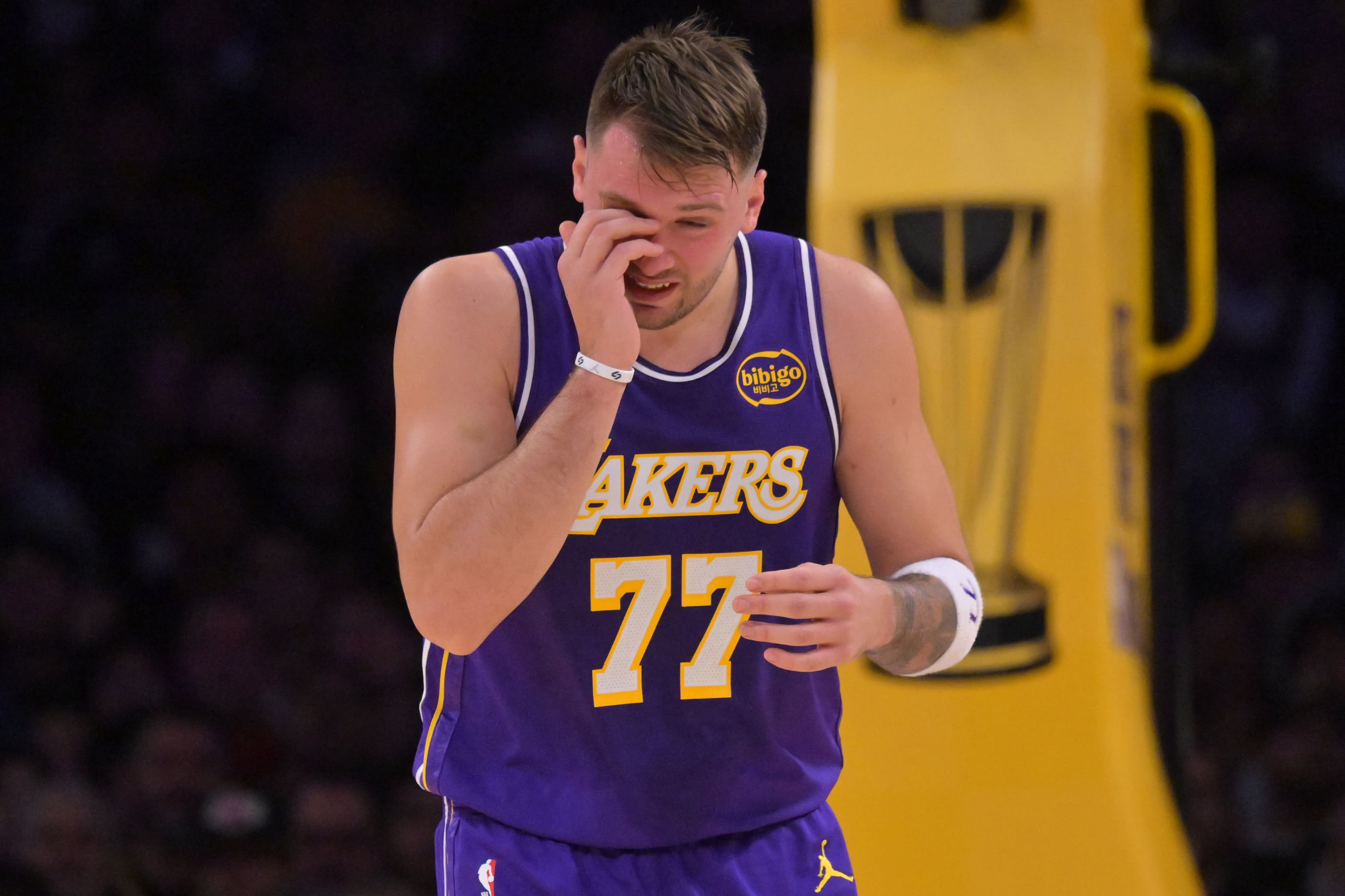 Los Angeles Lakers guard Luka Doncic