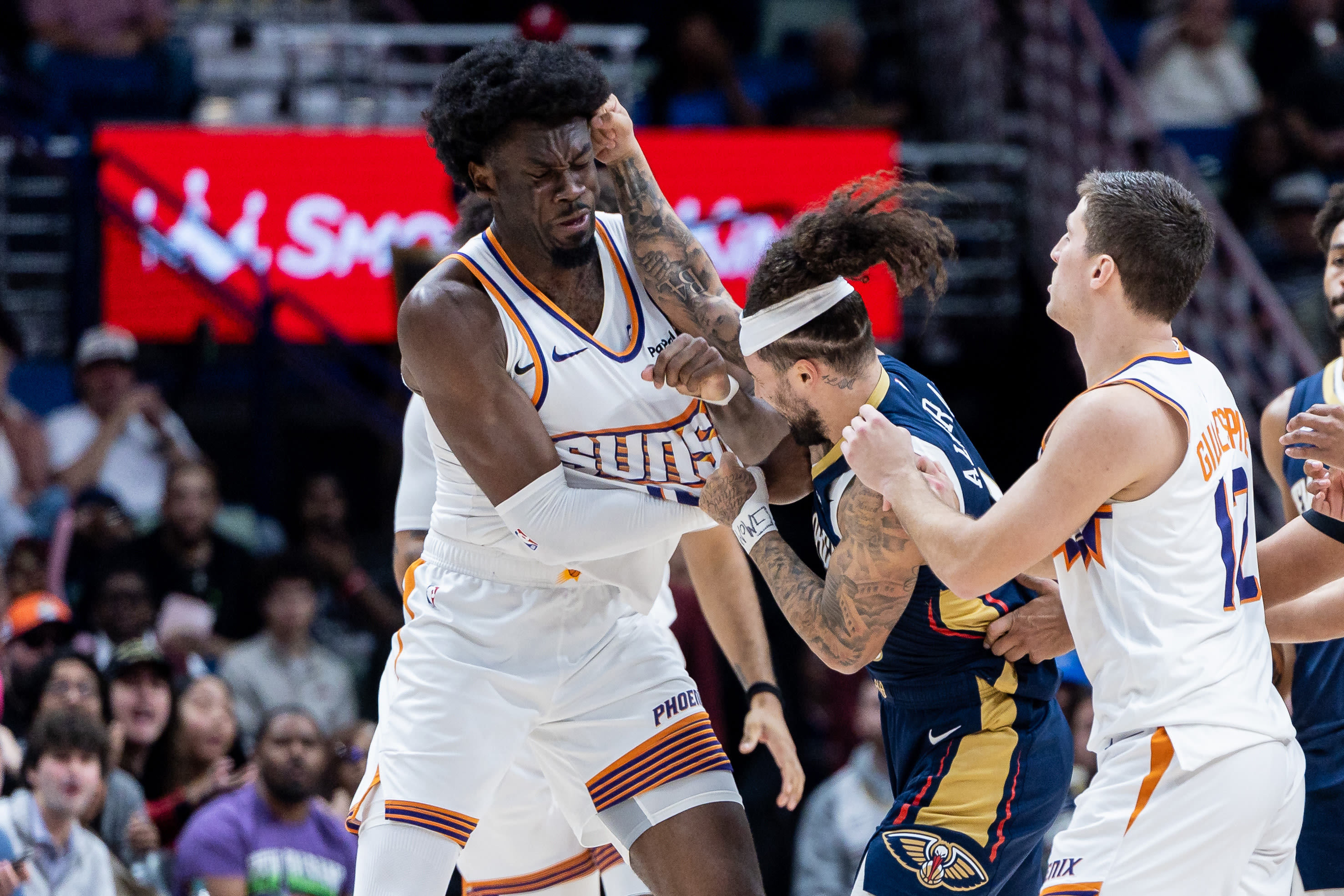 NBA Facing Suspension Decision Over Suns-Pelicans Incident - Athlon Sports
