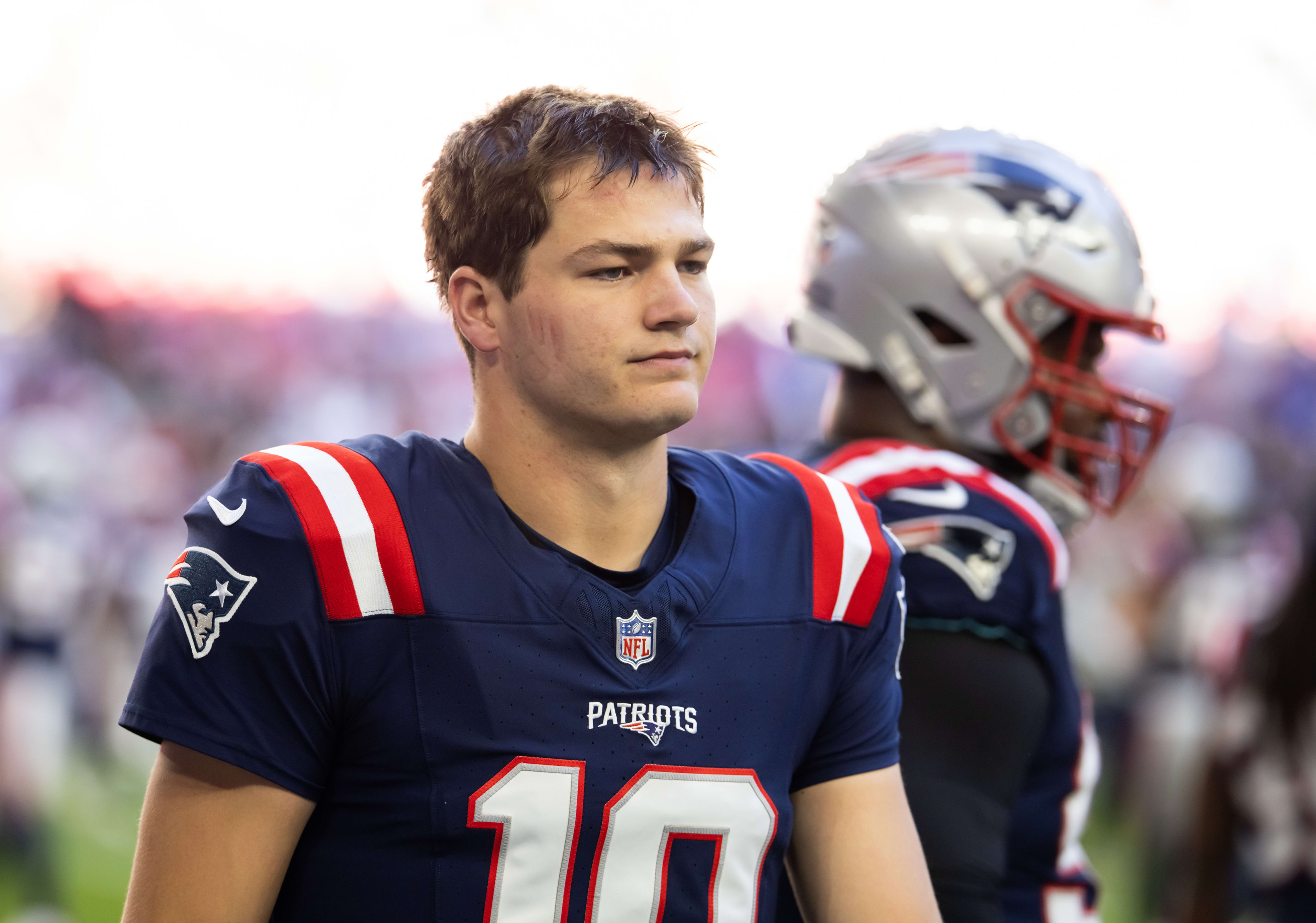 Drake Maye Offers Advice to Patriots Teammates Before Super Bowl LX -  Athlon Sports