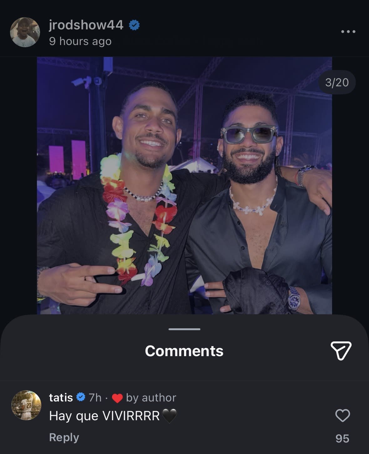 Padres right fielder Fernando Tatis Jr. sends message to Mariners center fielder Julio Rodriguez on Jan. 2, 2026