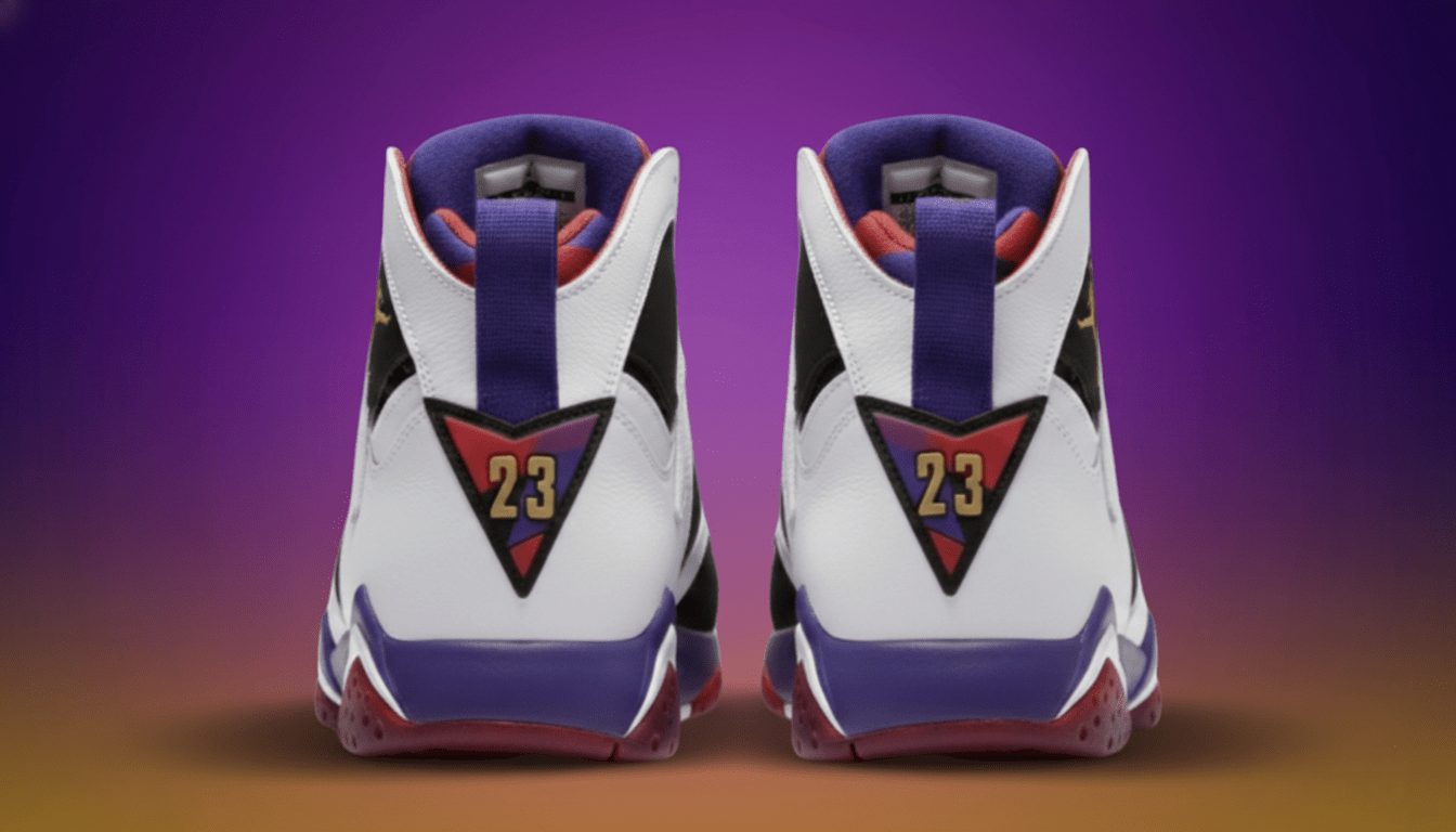 jordan retro 7 white and purple