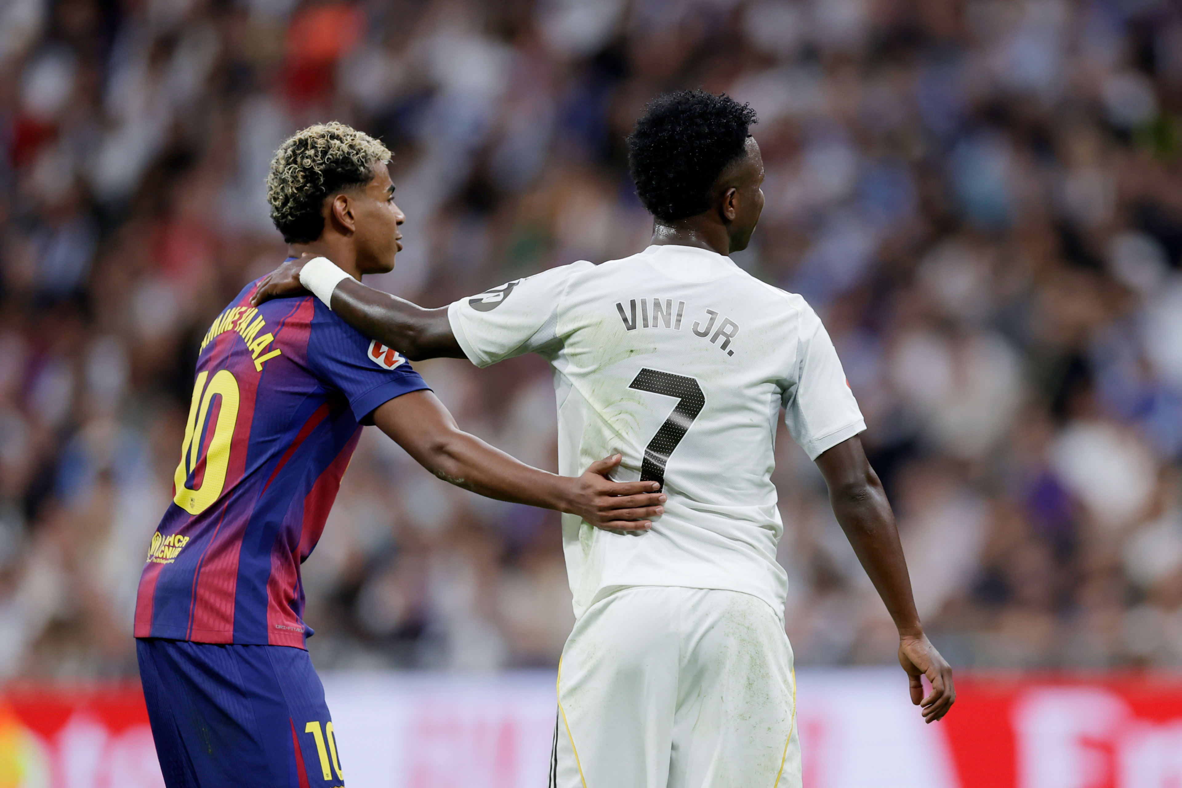 Vinicius Jr vs Lamine Yamal Stats Compared Before Barcelona vs Real Madrid  In the Spanish Super Cup - Athlon Sports