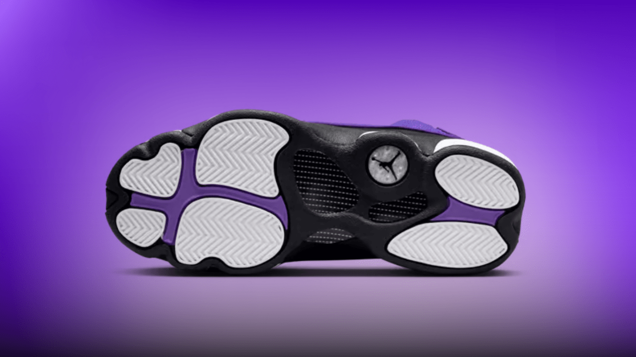 metallic purple jordan 13