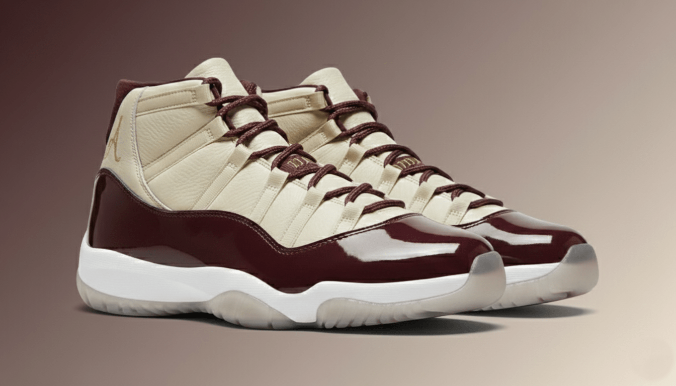 burgundy 11s jordans