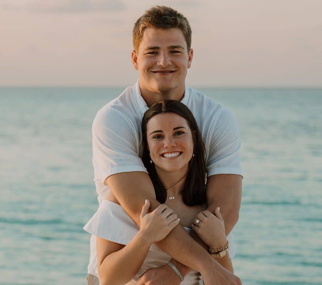 Drake Maye's Wife Took Firm Stand After Comparison to Tom Brady's Former Partner - Athlon Sports